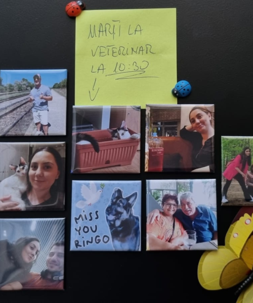 poza magneti personalizati cu mesaj